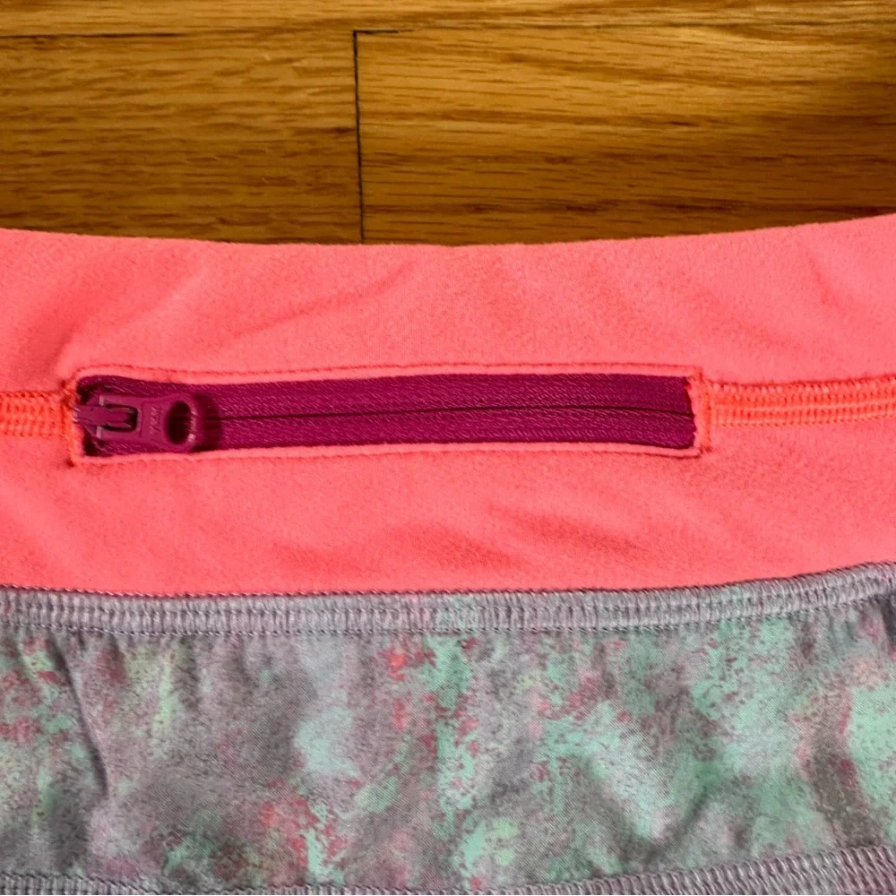 Ivivva by Lululemon Relay Racer Running Shorts Girls Size 12
